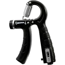 Counting Grip Trainer Forearm Strength Trainer Hand Grip Trainer Set - 5 Piece Set Adjustable Resistance