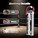 HRB 2S 7.4V 2200mAh LiPo Battery TR Plug 50C 100C Compatible with RC Airplane, RC Helicopter, RC Car, RC Truck, RC Boat