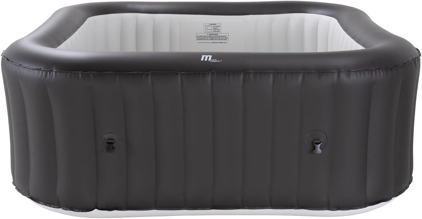 Mspa 2020 Alpine Delight Portable Inflatable Spa 4 Seaters, Polyvinyl Chloride, 4 Seaters