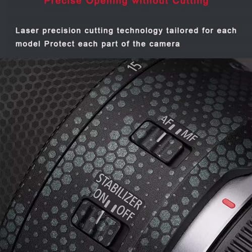Funda protectora adhesiva para lente de cámara Tamron 70-300 mm f/4.5-6.3 con montura Sony, diseño camuflaje campo miniatura 3