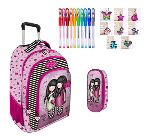 Trolley mochila escolar compatible con Santoro Gorjuss London You Can Have Mine puedes