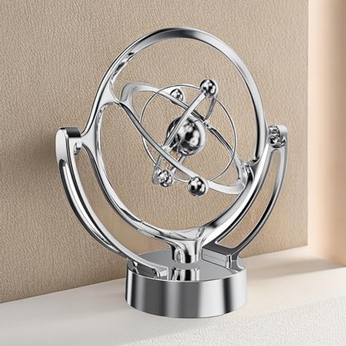 キネティックバランスおもちゃ - 振り子ボール | 永久運動オブジェクト | 磁気永久ムーブメント | 物理振り子 | キネティックアート アースモデル 知育玩具 | 電磁天動卓上オフィス装飾