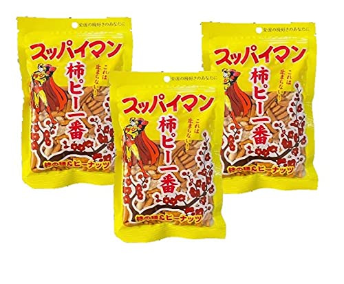 スッパイマン 柿ピー一番 柿のたね＆ピーナッツ×3袋（ドンキホーテPB商品）のサムネイル