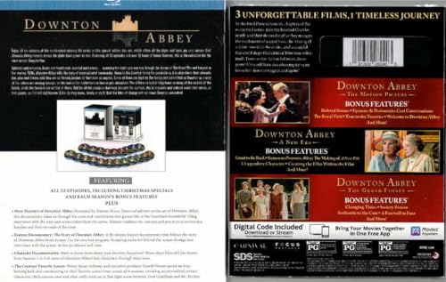 Downton Abbey: The Complete Series [Blu-ray] + The Complete Downton Abbey 3-Movie Collection Blu-ray Bundle image 4