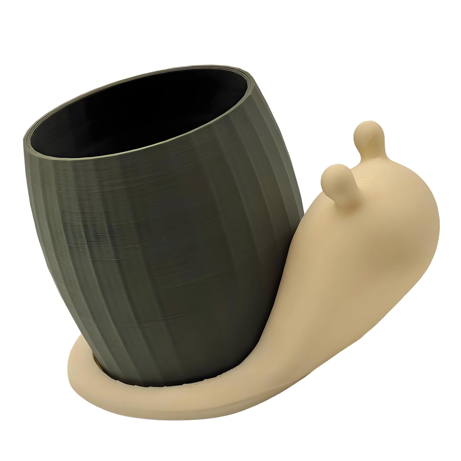 Hsioluted Snail Plant Container Flowerpot Garden Container Fleshy Plant Holder for Home Desk Ornament Planter Kitten