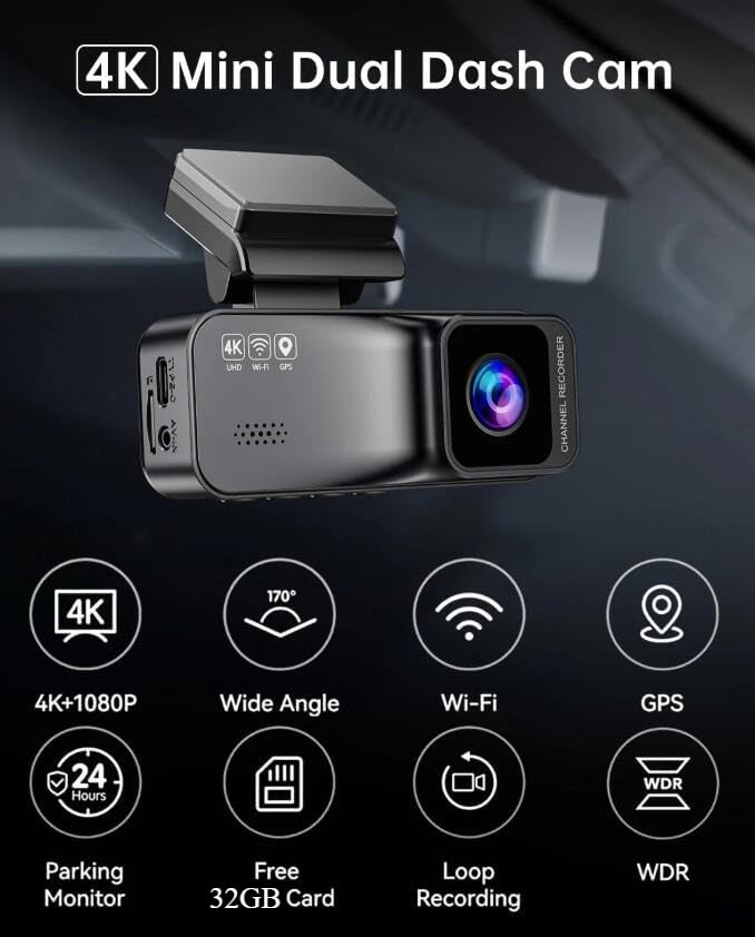 Osmo Dashcam Pro 2 4K Original (WiFi+GPS+32G)