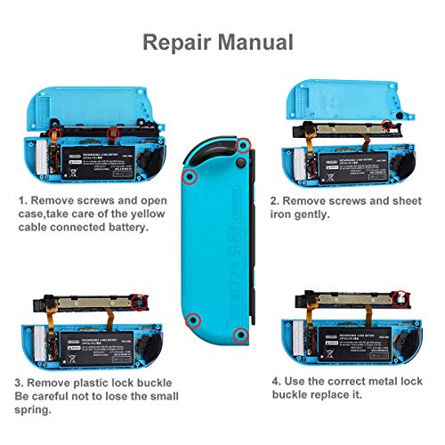 image for EMiEN Latches Replacement For NS Nintendo Switch Joy-Con, Lock Buckles