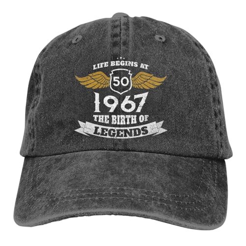 Casquette 1967 La Naissance des légendes en coton lavé supérieur avec ajustement précis