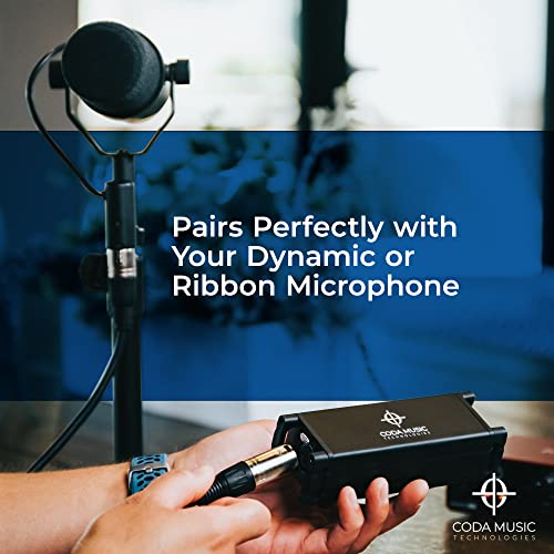 Coda Mb-1 Mic Activator, Ultra-Clean Gain, Microphone Preamp Audio Booster For Studio Or Home Recording, Livestream, Broadcast Or Podcast - Single Channel #TOP1