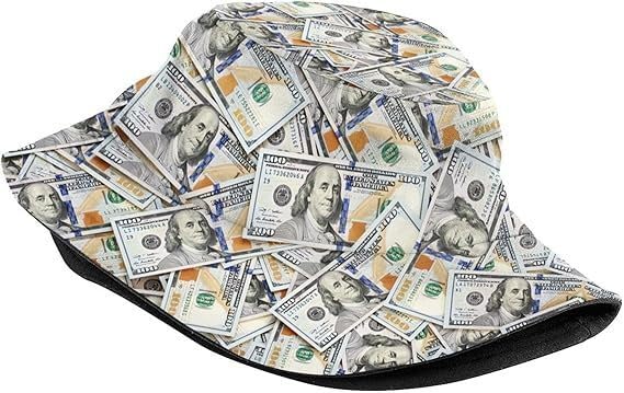 Image of American Flag Stars Bucket Hat Summer Travel Beach Sun Hats Outdoor Cap for Women Man