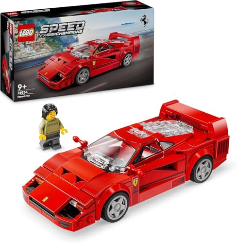 Speed Champions Ferrari F40 + 2 Fast 2 Furious Nissan Skyline GT-R (R34) Giocattolo Modello da Costruzione di Auto da Corsa 76934 + 76917 - Lego - Immagine 1