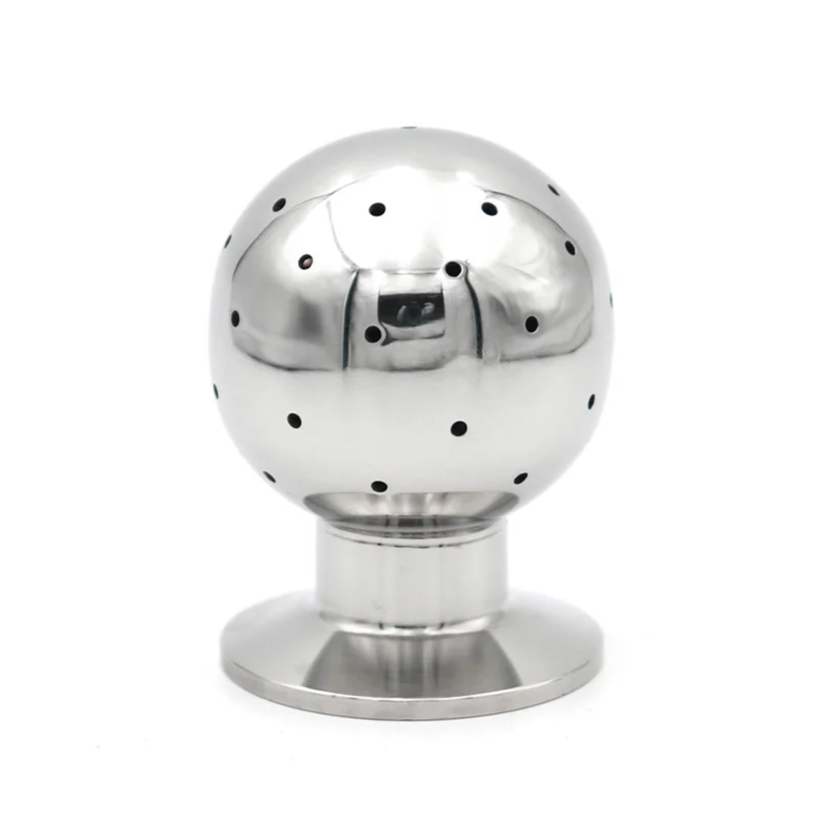 Gjhgnfrdk Ss304 Rotary Spray Cleaning Ball， Stainless Steel Rotary Spray Cleaning Ball Multiple Sizes(51Mm X Ferrule 64)