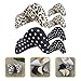 FOMIYES 6pairs Unisex Soft Shoe Filler Inserts Breathable Forefoot Pads for High Heels Casual Shoes Toe Plug Inserts for Dot Leopard Print