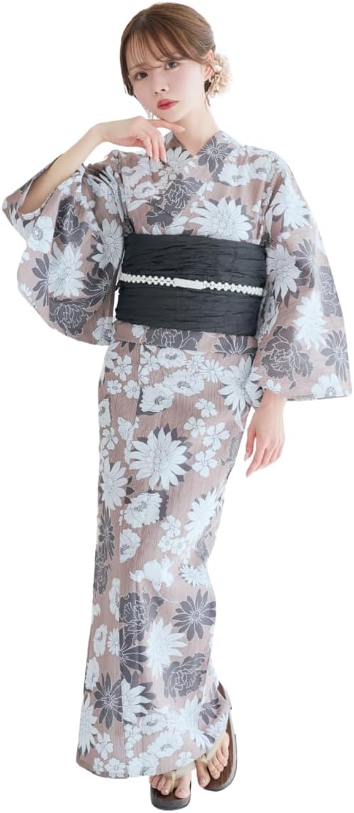 イクス セオα浴衣 幻想的な美しい貝柄 浴衣 単衣 Amazon | [IKS