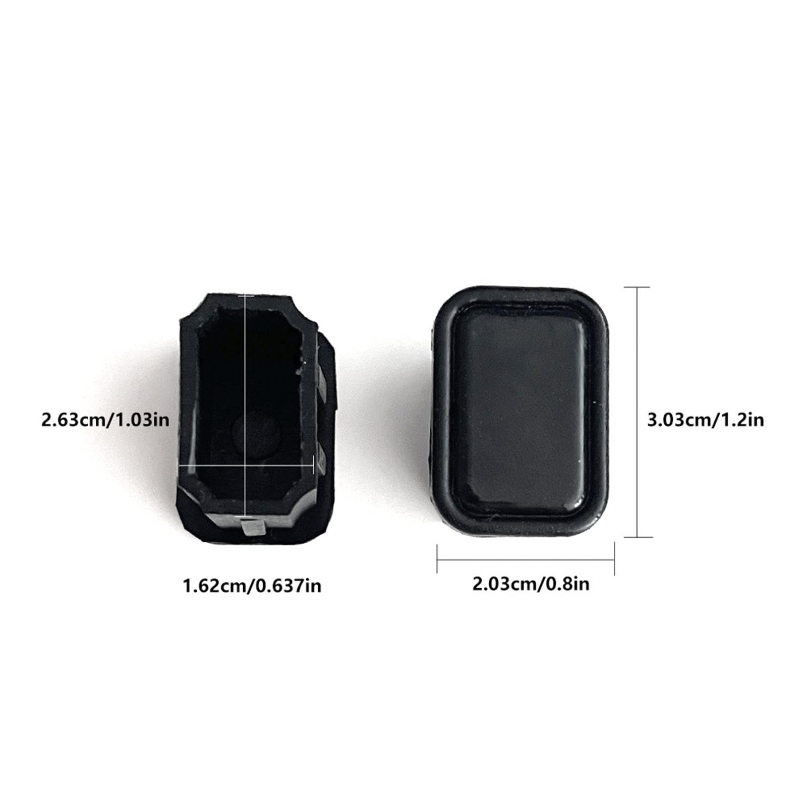 Lot de 10 Embouts de Crosse de Hockey, Accessoires de Crosse de Hockey, Embouts de Queue de Hockey Remplaçables pour Le Hockey sur Gazon et Le Hockey