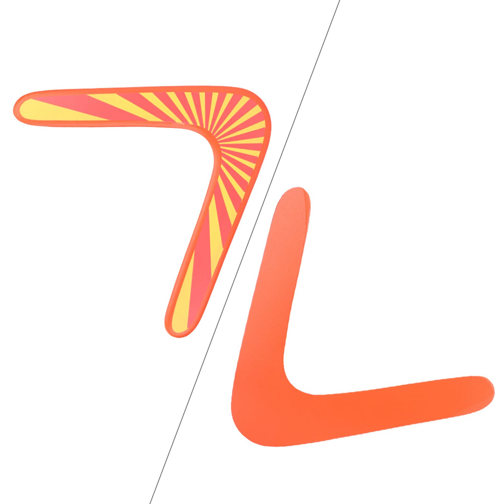 Boomerang in Legno a Forma di V, Giocattolo Sportivo Classico All'aperto, Realizzato in Materiale di Legno, Adatto per attività All'aperto