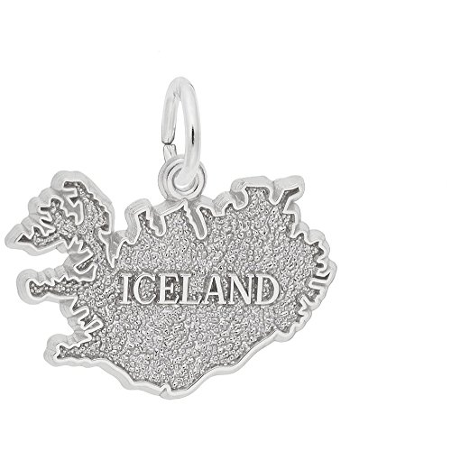 Iceland Charm, Charms for Bracelets and Necklaces