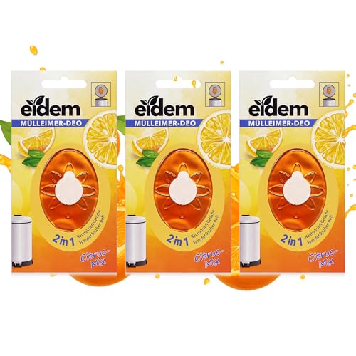 Cubo de basura Desodorante Citrus Mix – Neutraliza los olores en el hogar – Frescura duradera hasta 5 semanas – Fácil de aplicar – Diferentes tamaños de paquete – Fabricado en Alemania (3)