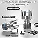 2Pcs PVC Rohrgewindeschneider Wasserrohr Gewindeöffner Pipe Threader Kit Wasserrohr Innengewinde öffner Pipe Thread Maker Tool Doppelendige Innen und Außengewindeschneiden mit 3 Dichtband（1/2+3/4）