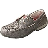 pantalon gris avec chaussure marron  Twisted X Mocassins Gris, Marron (Marron), 38.5 EU