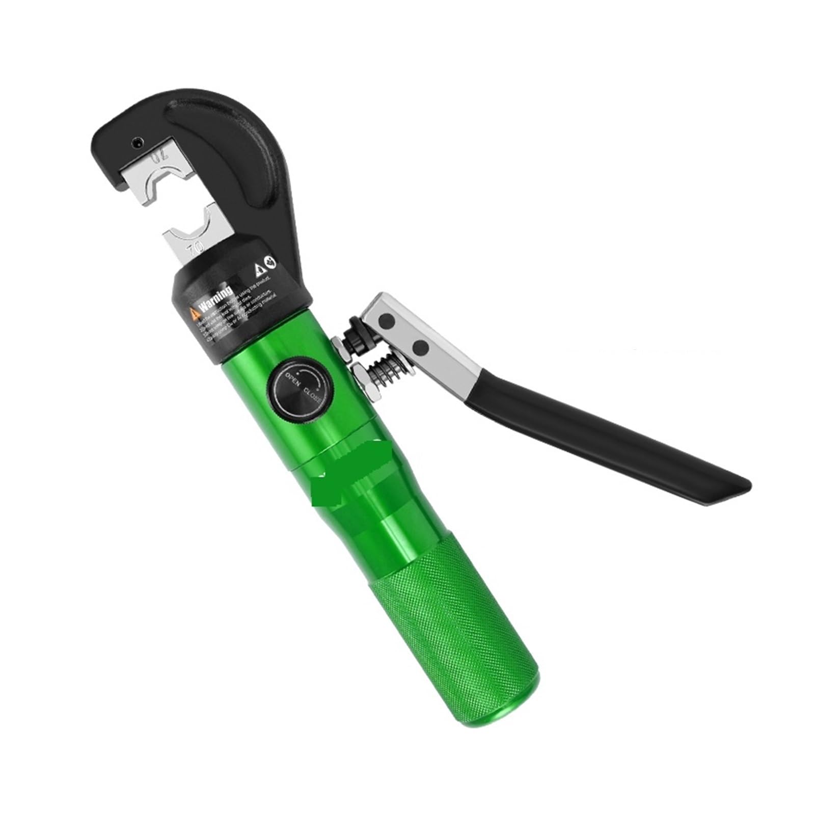 Gqnblvhzupdm Groen Pneumatic Cylinder Hydraulic Crimping Tool Plier Range 4-70Mm2 Force 45Kn Copper And Aluminum Terminals(Groen)