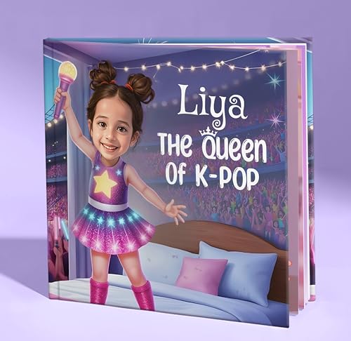 TellMyTale Personalized Childrens Story Book The Queen and King of K-Pop Customized Name & Photo Custom Story for Kids K-Pop Books Gift for Girls & Boys