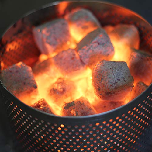 McBrikett KOKOKO MINI CUBES Premium Grillkohle für Tischgrills, 1 kg Bio Kokos Grillbriketts – Bild 5