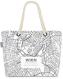 Maße: 58cm x 38cm x 16cm, Henkel: 70cm, Volumen: ca. 23 Liter