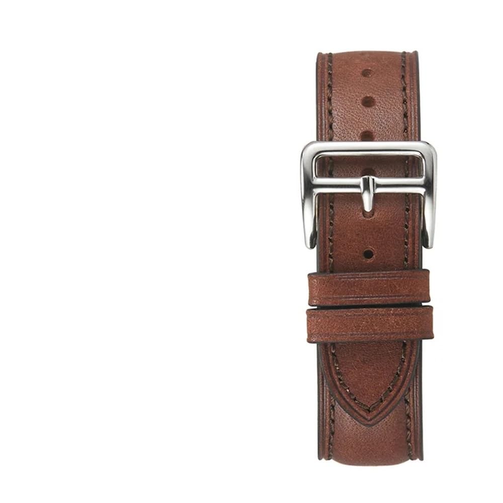 Sangle montre cuir marron clair rétro, l'idée cadeau idéale pour un proche