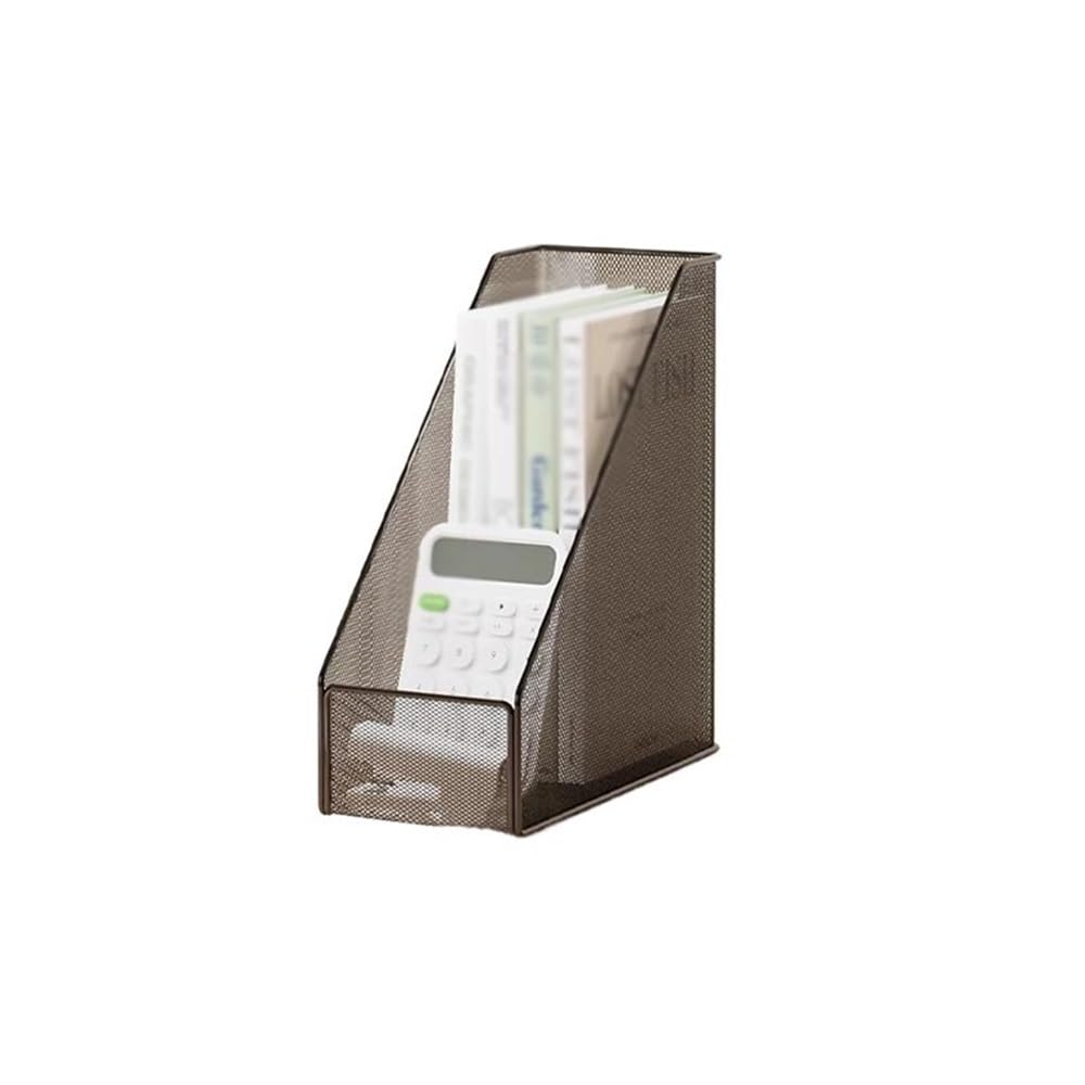 nanmenlong8 File Holder Vertical Metal Document Archiving Type File Holder for Home Office Supplies