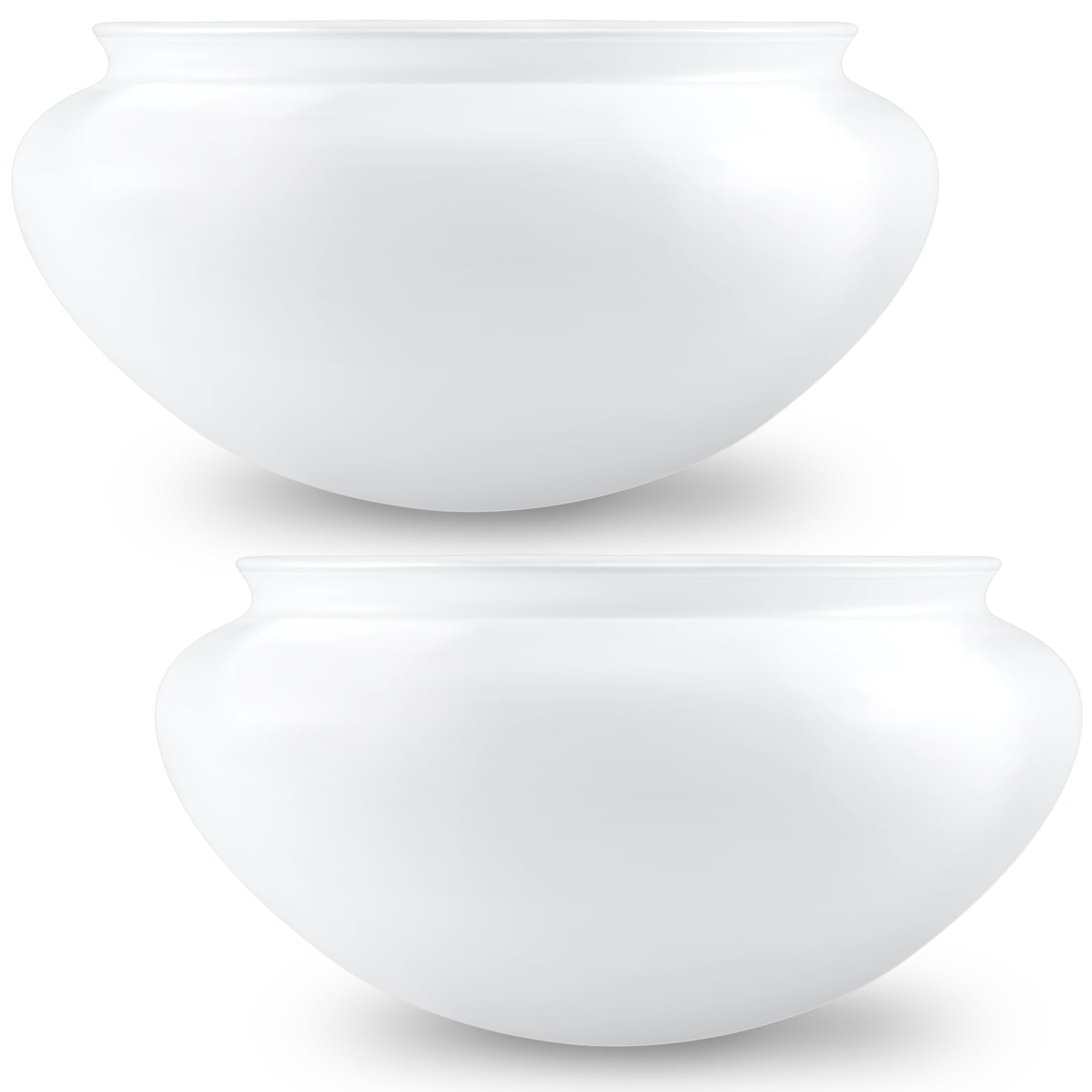 2 pantallas de lámpara de techo de hongo blanco de 6 pulgadas, real de 5-1/2 pulgadas, globos de luz de hongo, cubierta de lámpara de repuesto para lámpara colgante, decoración del hogar, dormitorio,