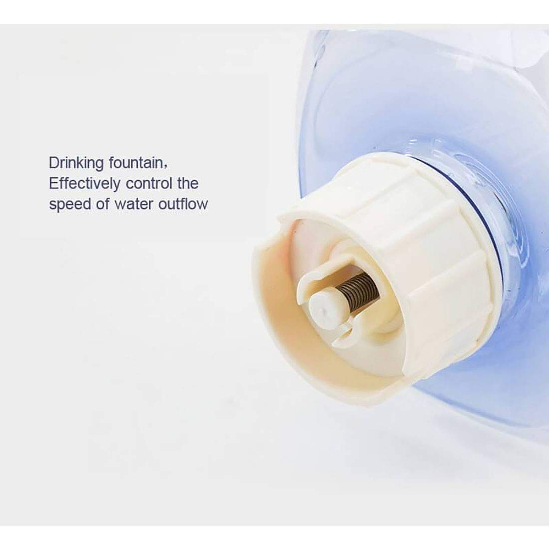 Alimentatore d'acqua per animali domestici, abbeveratoio automatico per animali domestici, dispenser di acqua in plastica per cani e gatti, 3,8 litri