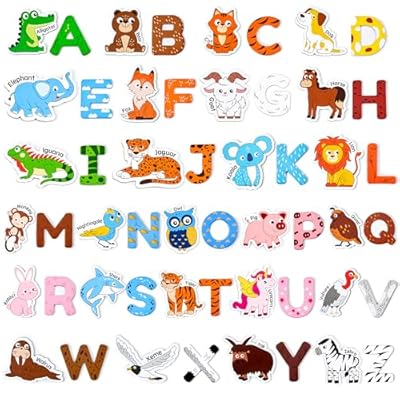 JoyCat Imanes Nevera Niños, 26 Letras Magneticas y Imanes Animales, Juego de Imanes de Abecedario para Niños, Juguete Educativo de Letras Magnéticas para Preescolar, Regalo Niño 2 3 4 5 años | Ya disponible en tu tienda friki favorita! En mundofriki.es! JoyCat Imanes Nevera Niños, 26 Letras Magneticas y Imanes Animales, Juego de Imanes de Abecedario para Niños, Juguete Educativo de Letras Magnéticas para Preescolar, Regalo Niño 2 3 4 5 años | Ya disponible en tu tienda friki favorita! En mundofriki.es!