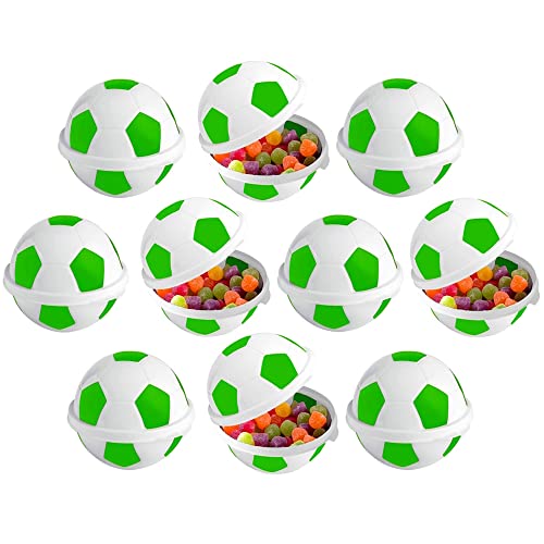 20 Potes p/ Doces e Sacola Surpresa Bola Verde Festa Infantil