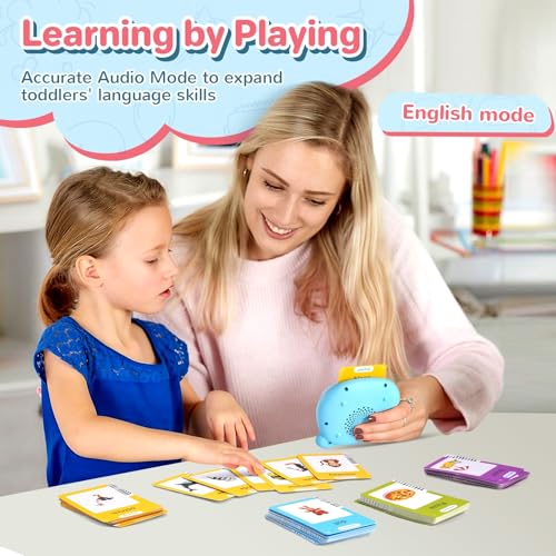 Kids Toddler Talking Flash Cards with 510 English Sight Words, Learning Montessori Toys, Speech Therapy Toys, Learning Educational Toys, Birthday Gifts for Age 1 2 3 4 5 6 Year Old Boys and Girls - Image 6