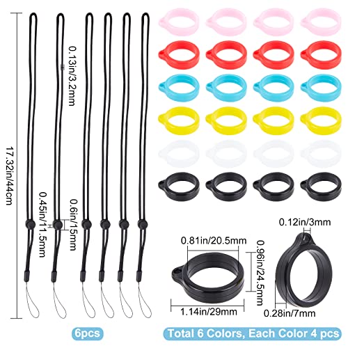 GORGECRAFT 6 Colors Silicone Rubber Rings Holder for Pens Office Use
| GORGECRAFT 24PCS Loss-Proof Pendant Holder with Lanyard String Sport Daily
| GORGECRAFT Soft Pen Protective Ring 20mm Diameter Office Daily Use
