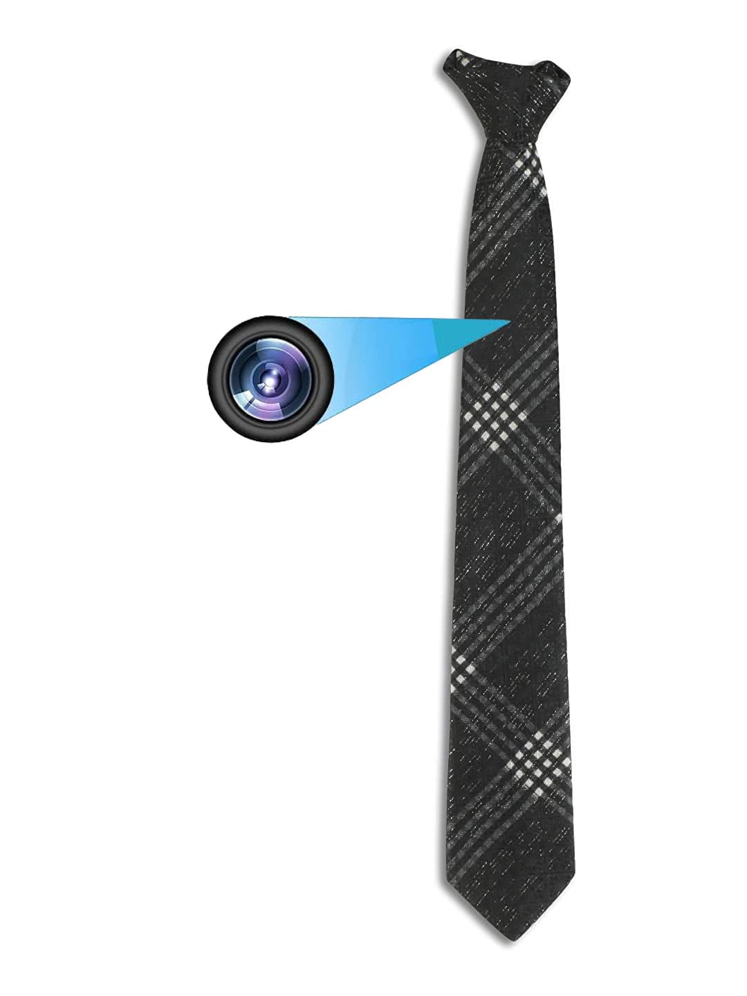 smars® Secret Office Spy Tie Wearable Camera WiFi Enabled Full HD Security Camera-image-37