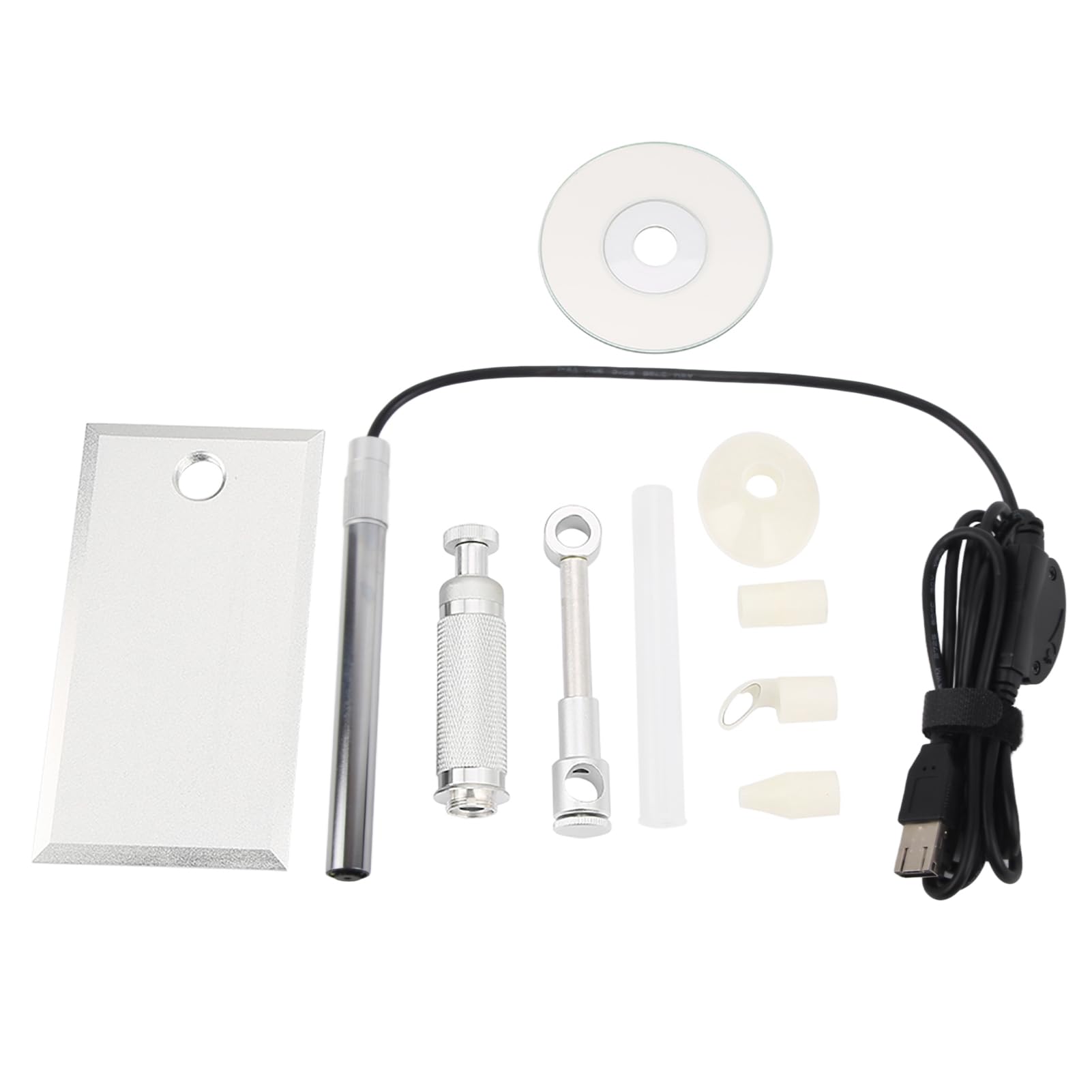 Respicefinem USB Digital Microscope Camera Holder, Magnifier for Webcam, Zoom 1-500X for Jewelry ID Circuit Board Maintenance