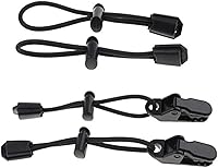 Vista 3 de 1 par de mochila ajustable para senderismo, hebilla de fijación de seguridad, cuerda de cuerda para caminar, bastón Alpenstock llevar cordón