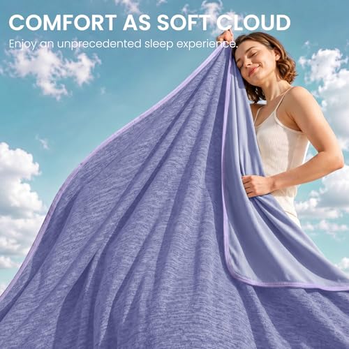 Image of Topcee Cooling Blanket Queen Size 90 inchx90 inch for Hot Sleepers Summer Blanket