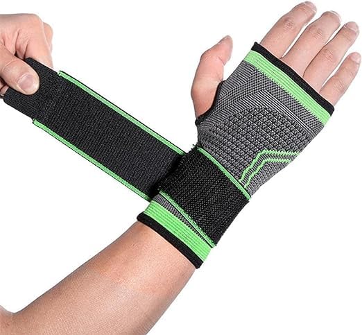RAMNJI Palm Nylon Wrist Support(1 Pcs) Crossfit Powerlifting Palm Pad Protector Adjustable Strap Compression Wrist Brace Support Gloves Pain Relief Carpal Tunnel Hand Wrist Safety For Men Women (B0CXM3R24K) Amazon Price History, Amazon Price Tracker