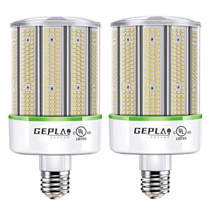 UL Listed 2-Pack 200W LED Corn Light Bulb, E39 Mogul Base 5000K Daylight 28,000LM Lamp, Replacement 1000Watt CFL HPS Metal Halide Bulb, Large Area Lamp for Street, Garage, Warehouse High Bay Lighting