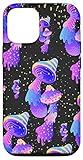 iPhone 12/12 Pro Black Magic Psychedelic Mushoom Cute Cell Phone Case Gift Case