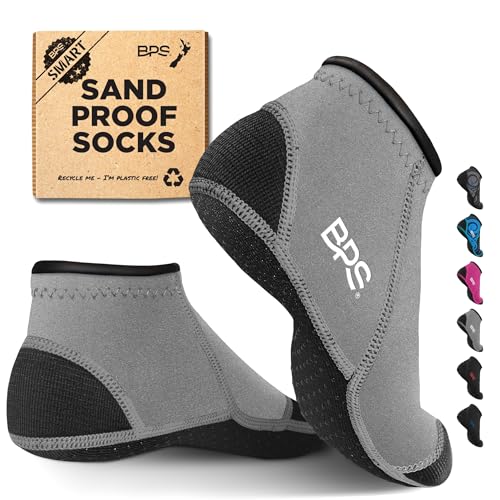 Image of BPS 'Aqua Series' 3mm Neoprene Water Socks for Sand, Beach, Soccer, Volleyball, Wetsuit Booties