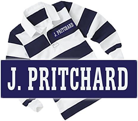 One Inch Woven ID Tags - Name Labels for Easy Identification (50 Labels)