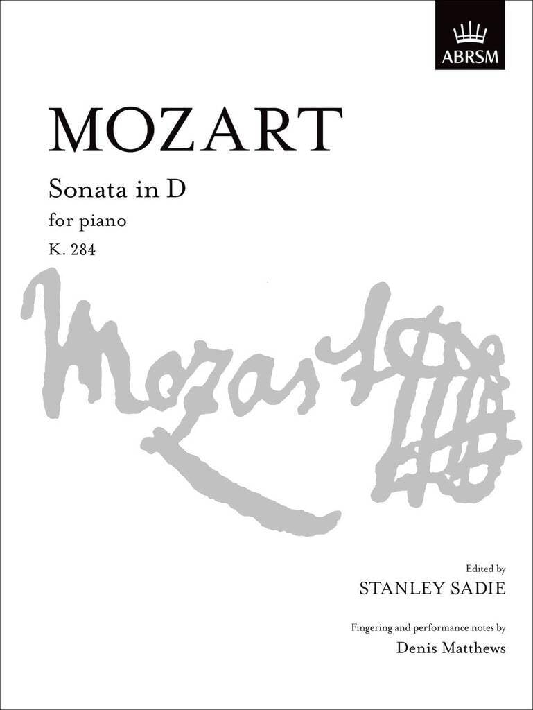 Mozart Sonata in D K. 284 (Signature S.)