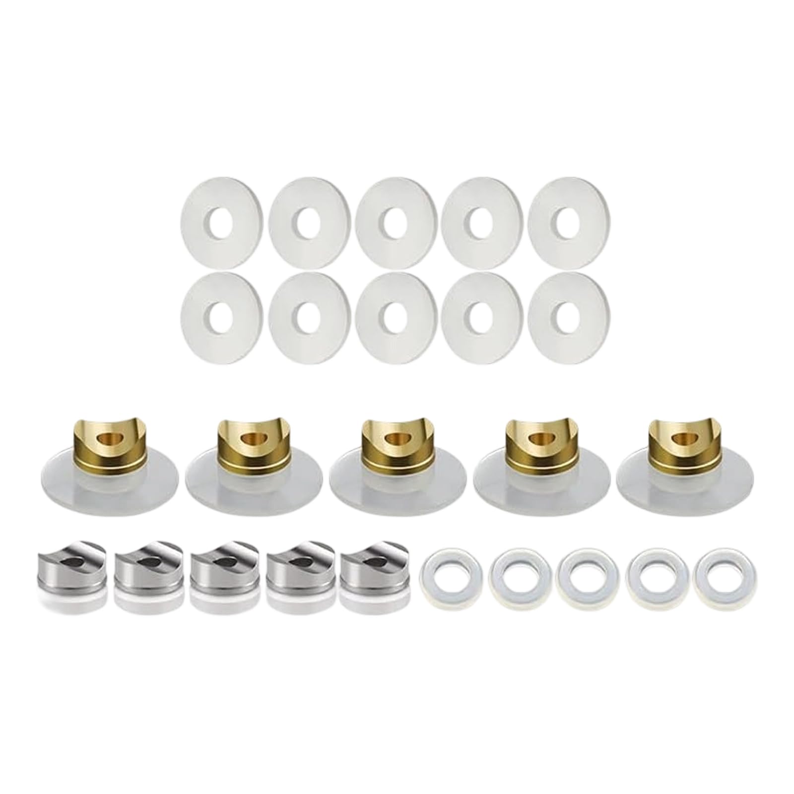 Hzbb Airless Nozzle Tips 25 Pack, High With Reversible Seal For Consistent Leakproof Sprinkle Tip