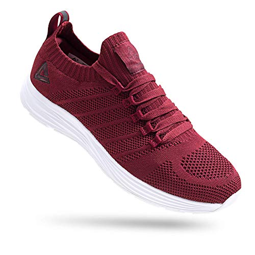 PEAK Womens Lightweight Walking Shoes - Comfortable Slip-on Sneakers for Running, Tennis, Gym, Casual Workout