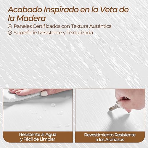 Miniatura 8 de Yaheetech 7 Niveles Estantería De Madera Para Libros,60x24x180.5 Cm,Con Estantes Ajustables Para Salón, Dormitorio Y Oficina, Blanco