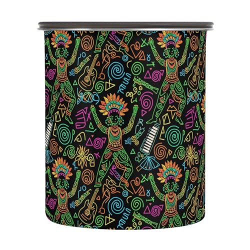 Envase hermético de acero inoxidable para café 900ml